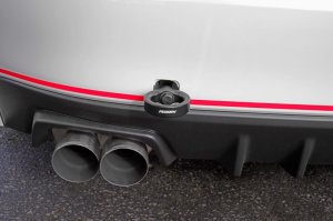 Subaru WRX STI Tow Hook Kit - Rear - Perrin Performance - Black - `15-`21 Subaru WRX STI Tow Hook Kit - Rear - Perrin Performance - Black - `15-`21